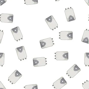 Pattern pipe water boiler cartoon vector Illustrazione stock