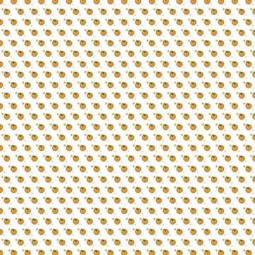 Pattern pixel art orange fruit design template Illustrazione stock