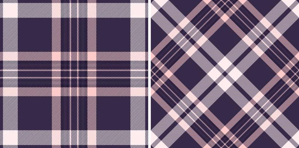 Pattern plaid vector of check textile texture with a background tartan seam.. Stock Illustration