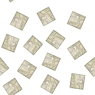 Pattern plain sea topogrphic cartoon vector 스톡 일러스트