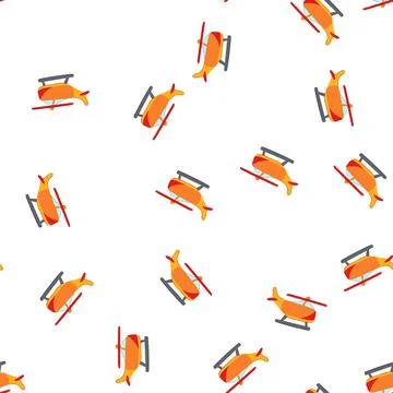 Pattern plane helicopter toy cartoon vector Stock Illustration
