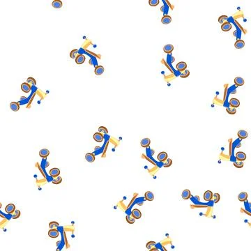Pattern plane ride on toy cartoon vector 库存插图