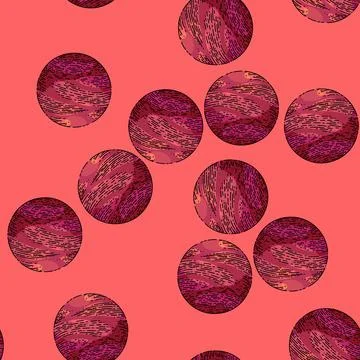 Pattern planet space sketch hand drawn Stock Illustration