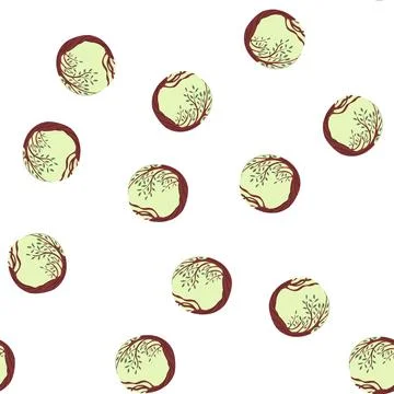 Pattern planet tree of life cartoon vector Stock Illustration