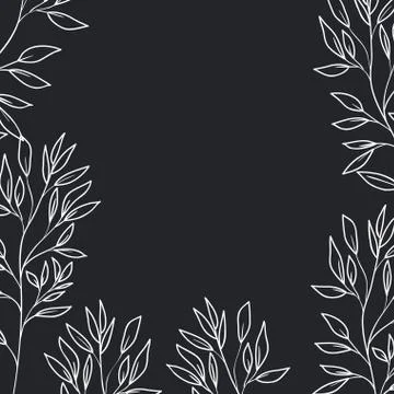 Pattern plants and herbs isolated icon 스톡 일러스트