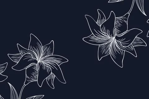 Pattern plants and herbs isolated icon Stock Illustration