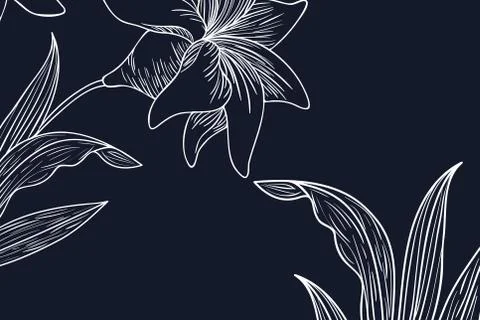 Pattern plants and herbs isolated icon Stock Illustration
