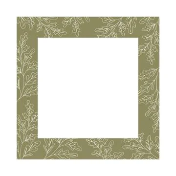 Pattern plants and herbs isolated icon Illustrazione stock
