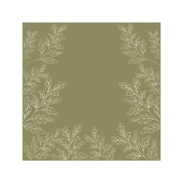 Pattern plants and herbs isolated icon Stock Illustration