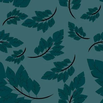 Pattern of plants, Art &amp; Illustration Stock Illustration