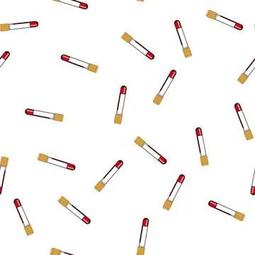 Pattern plasma blood test vial cartoon vector Stock Illustration