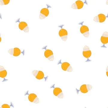 Pattern plastic beer cup cartoon vector Stock Illustration