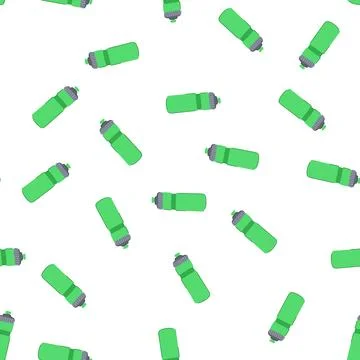 Pattern plastic bike bottle cartoon vector Stock Illustration