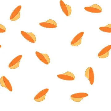 Pattern plastic sauce dipping bowl cartoon vector Stock Illustration