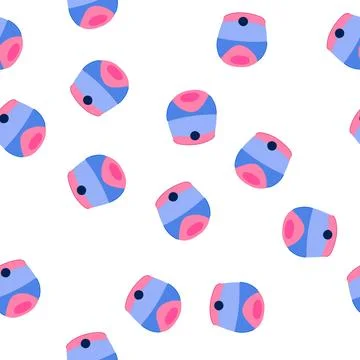 Pattern plastic sharpener pencil cartoon vector Illustration