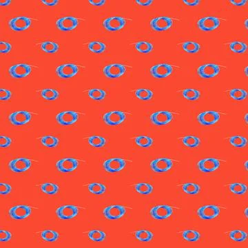 Pattern of plastic thread for a zd-pen on a red . Seamless pattern 스톡 사진