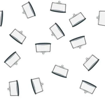Pattern plate cake dome cartoon vector Stock Illustration