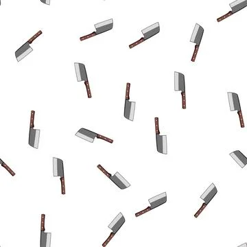 Pattern plate knife cartoon vector Stock Illustration