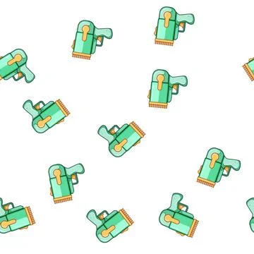 Pattern play bubble gun toy cartoon vector Stock Illustration