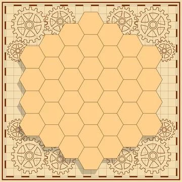 Pattern of the playing field. Stock Illustration