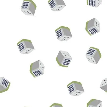Pattern plug travel adapter cartoon vector Stock Illustration