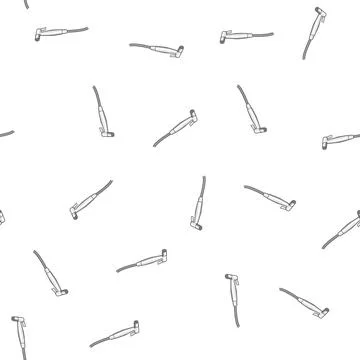 Pattern plumbing bidet sprayer cartoon vector Stock Illustration