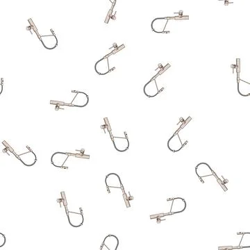 Pattern plumbing kitchen faucet cartoon vector Stock Illustration