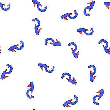 Pattern plumbing pipe cutter cartoon vector Stock Illustration