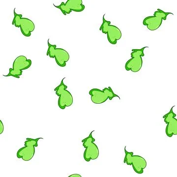 Pattern Poison cloud cartoon creating toxic gas emission Stock Illustration