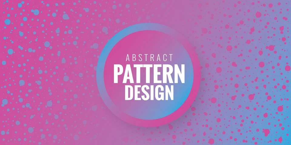 Pattern With Polka Dots On White Background Stock Illustration