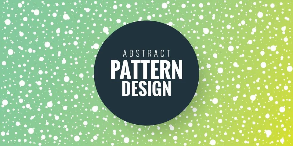 Pattern With Polka Dots On White Background Stock Illustration