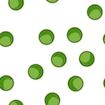 Pattern pollution plastic bottle cap cartoon vector Stock Illustration