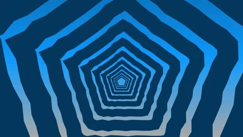 Pattern of Polygon Background Flying Consisting of Solid Light Blue Stock Footage 183367122