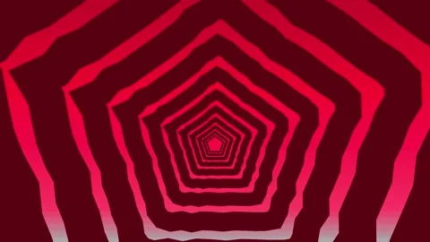 Pattern of Polygon Background Flying Consisting of Solid Dark Red Stock Footage 183369217