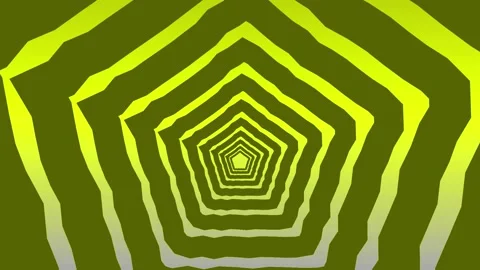 Pattern of Polygon Background Flying Consisting of Solid Yellow Stock Footage 183370427