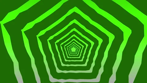 Pattern of Polygon Background Flying Consisting of Solid Green Video stock 183370594