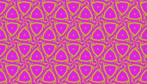 Pattern with polygonal geometric elements. Vector Seamless illustration. Temp Illustrazione stock