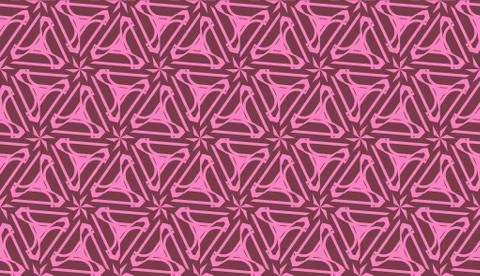 Pattern with polygonal geometric elements. Vector Seamless illustration. Temp Stock Illustration