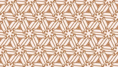 Pattern with polygonal geometric elements. Vector Seamless illustration. Temp Illustrazione stock