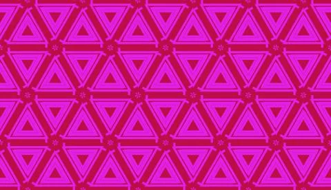 Pattern with polygonal geometric elements. Vector Seamless illustration. Temp Stock Illustration