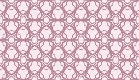 Pattern with polygonal geometric elements. Vector Seamless illustration. Temp イラスト素材