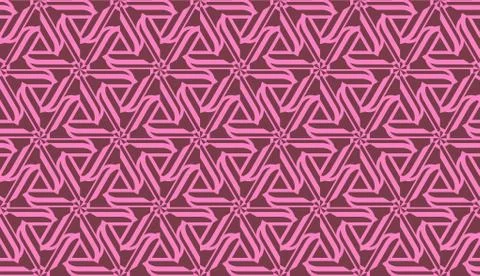 Pattern with polygonal geometric elements. Vector Seamless illustration. Temp 스톡 일러스트