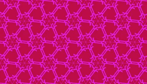 Pattern with polygonal geometric elements. Vector Seamless illustration. Temp Stock Illustration