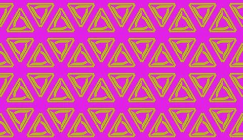 Pattern with polygonal geometric elements. Vector Seamless illustration. Temp Stock Illustration