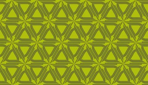 Pattern with polygonal geometric elements. Vector Seamless illustration. Temp イラスト素材