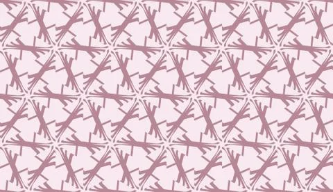 Pattern with polygonal geometric elements. Vector Seamless illustration. Temp Illustrazione stock