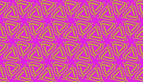 Pattern with polygonal geometric elements. Vector Seamless illustration. Temp Illustrazione stock