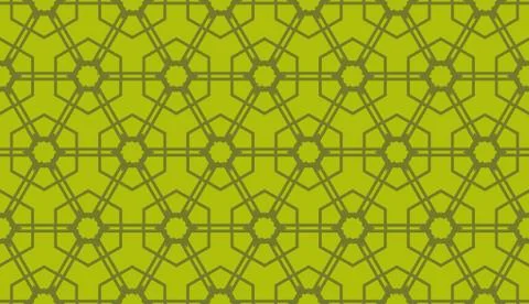 Pattern with polygonal geometric elements. Vector Seamless illustration. Temp Stock Illustration