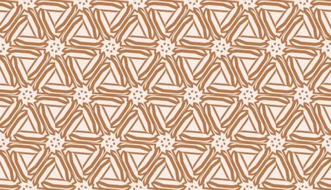 Pattern with polygonal geometric elements. Vector Seamless illustration. Temp Stock Illustration