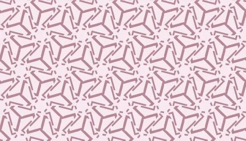 Pattern with polygonal geometric elements. Vector Seamless illustration. Temp 스톡 일러스트